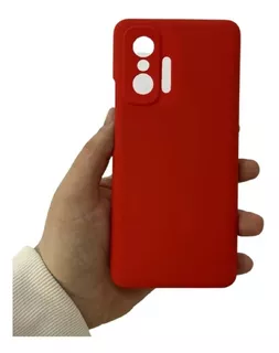 Funda Silicona Liquida Para Xiaomi 11t / 11t Pro Tipo iPhone
