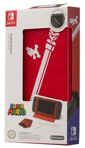 Estuche Hibrido + Vidrio Protector Nintendo Switch Macrotec