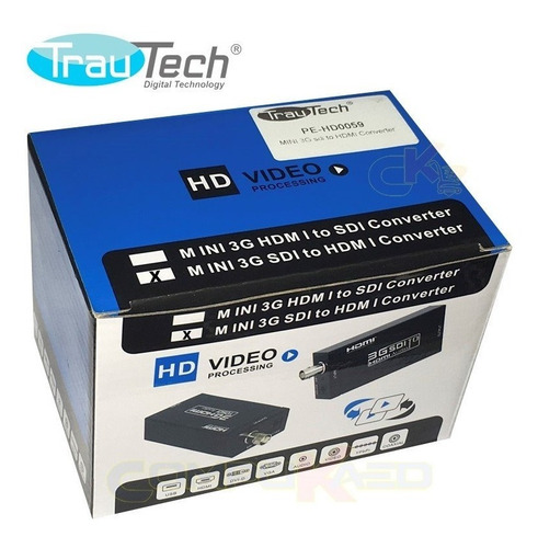 Conversor De Sdi A Hdmi Trautech Para Camaras De Television