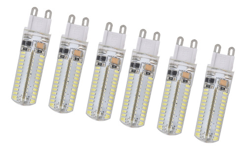 Lamp Accessory, 6 Bombillas De Silicona G9, 5 W, 104 Led