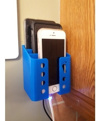 Imagen 3 de 3 de Estacion De Carga Celulares Pared Triple Nextsale Munro