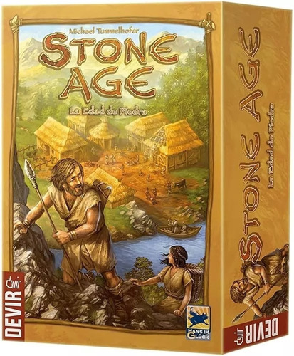 Jogo De Tabuleiro Stone Age + Expansão Novos Inglês Raro