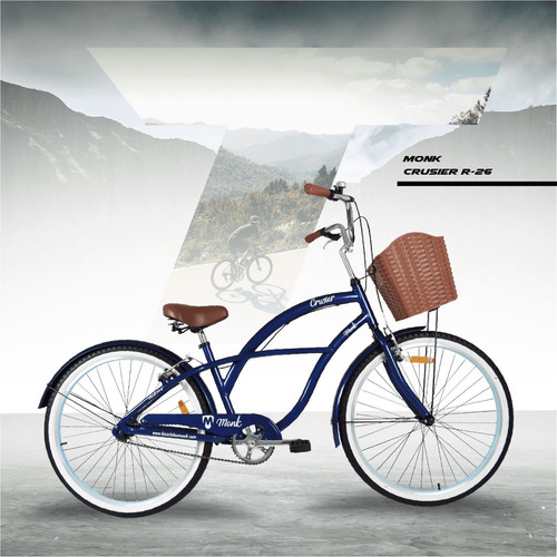 Imagen 8 de 9 de Bicicleta Urbana Aluminio Monk Crusier Rodada 26