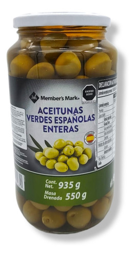 Aceitunas Verdes Españolas Enteras 935g Member´s Mark
