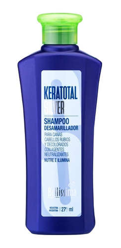 Shampoo Keratotal Silver X 270 Ml - Bellissima