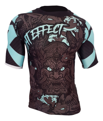 Remera Ningyo Fgt Compresión Primera Piel Lycra Rash Mma Bjj