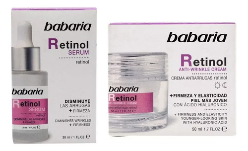 Kit Retinol Serum +crema Facial Antioxidante Antiarrugas