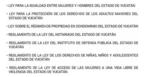 Legislación Civil Y Familiar De Yucatán 2023. Códigos Civil, Procedimientos Civiles, Familiar, Procedimientos Familiares De Yucatán, Nuevo Código Nacional De Procedimientos Civiles Y Familiares