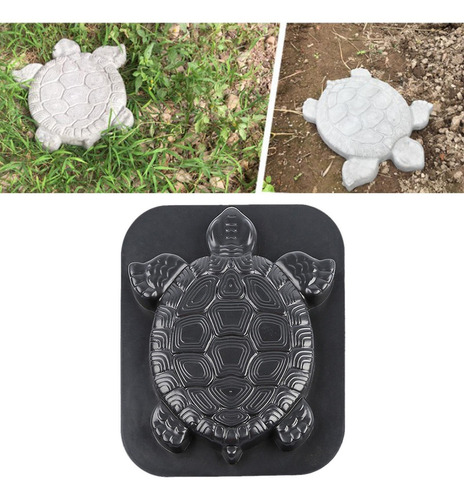 Forma De Tortuga De Molde De Plástico 2x Para Patio De De