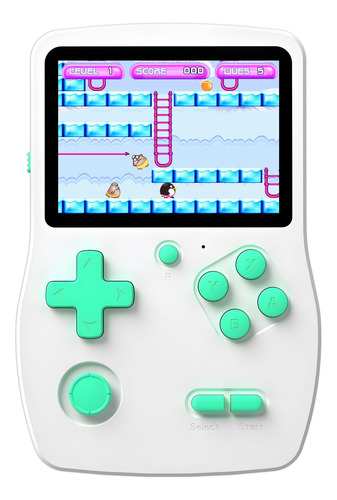 Handheld Game Console Douddy 32-bit W/ 139 Video Games Blue