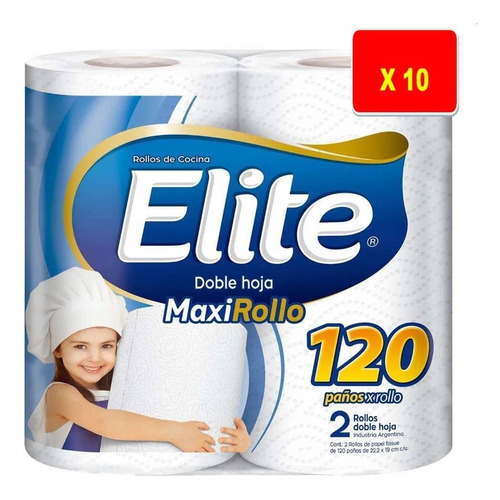 Rollo De Cocina Elite Maxirollo - Bolsón X 10 Paquetes