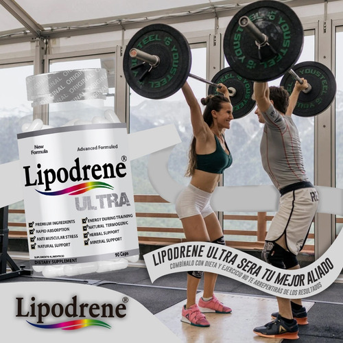 Imagen 7 de 8 de Lipodrene Ultra 90 Caps- Formula Ultra Premium- Termogenico