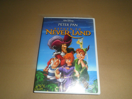 Peter Pan El Regreso Al País De Nunca Jamas Dvd Region 1