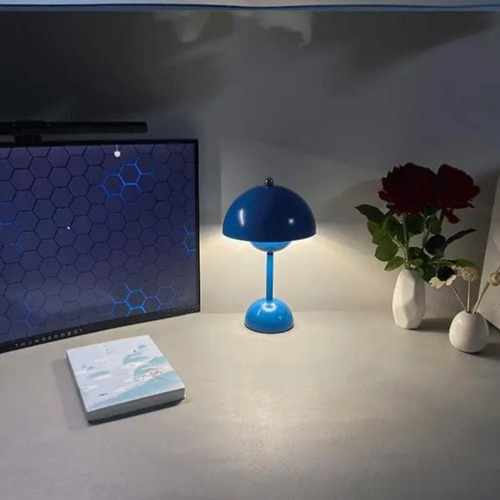 Luz Nocturna Led Recargable, Lámpara En Forma De Hongo, Lámp