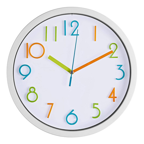 Reloj De Pared Infantil Bernhard Products, 10 Pulgadas