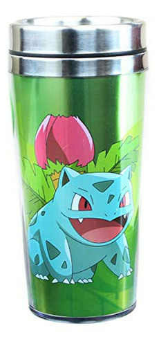 Taza De Viaje Pokemon Ivysaur 16oz