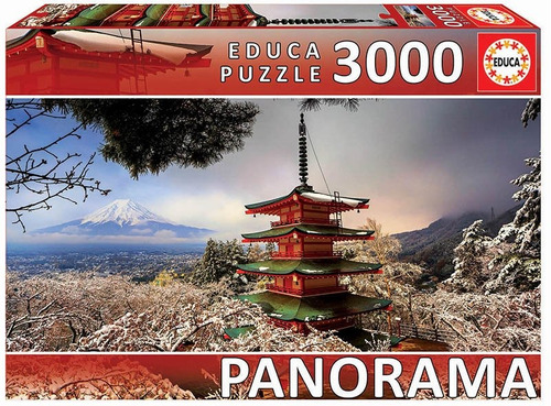 Rompecabezas 3000pz Monte Fuji Y Pagoda Panaroma 