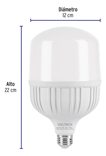 Lámpara Led Alta Potencia 40 W Equiv. 350 W Luz De Día