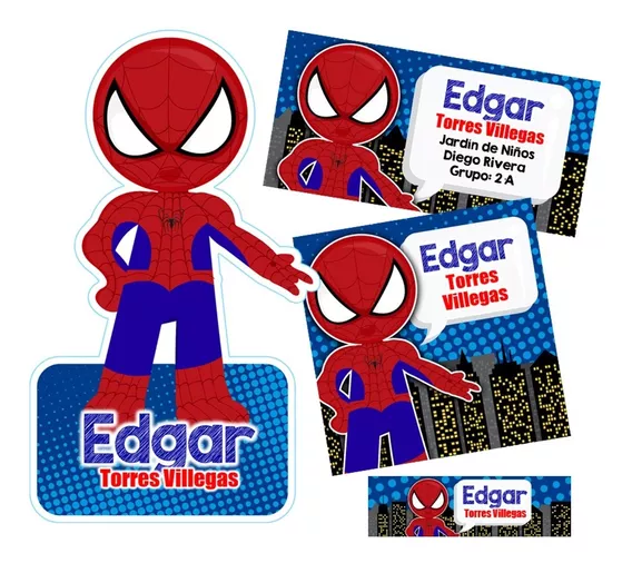 Etiquetas Escolares Spiderman Mejor Precio Abril 2023|BigGo México