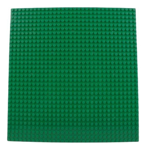 Placa De Bloque 25cm X 25 Cm Base Compatible Con Lego Verde 