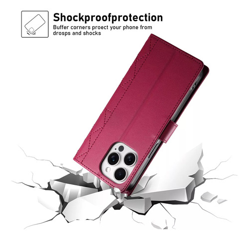 Funda Tipo Cartera De Piel Para Xiaomi Poco X7 Pro X6 X5 M6
