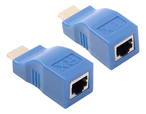 Adaptador Extensor Hdmi 30m Sobre Cat 5e/6 Utp Red Rj45