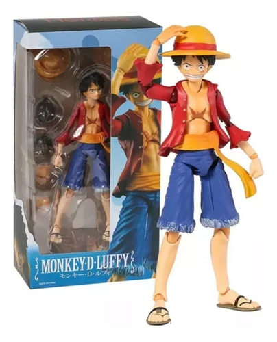 Boneco Monkey D. Luffy Articulado Action Figure One Piece