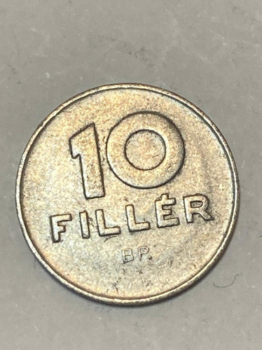 Moneda Hungría 10 Filler 1980(x722.