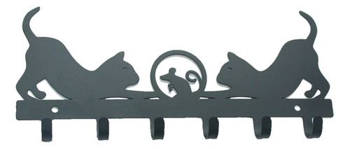 Llavero Para Gato (estante De 6 Ganchos) Decorativo, Colgado