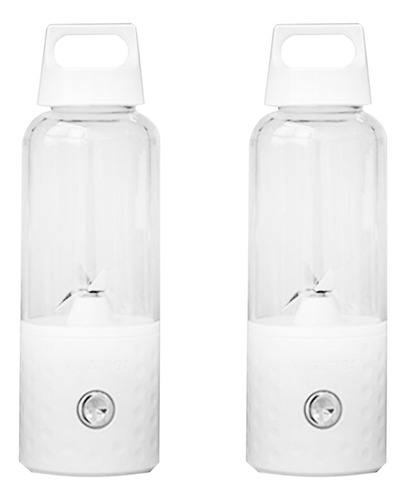 2 Batidoras De Batidos Portátil De 500 Ml Y 4000 Mah, Mezcla