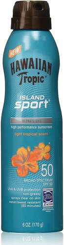 Pack De 2 Hawaiian Tropic Island Deporte Ultra Ligero De