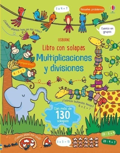 Multiplicaciones Y Divisiones, De Enrica Rusina. Editorial Usborne, Tapa Dura En Español, 2019