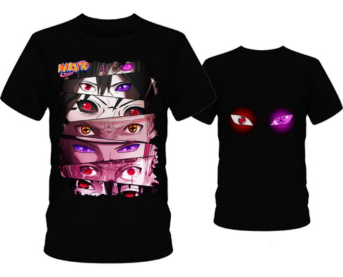 Remera Dtg - Naruto 02 - Doble Estampa