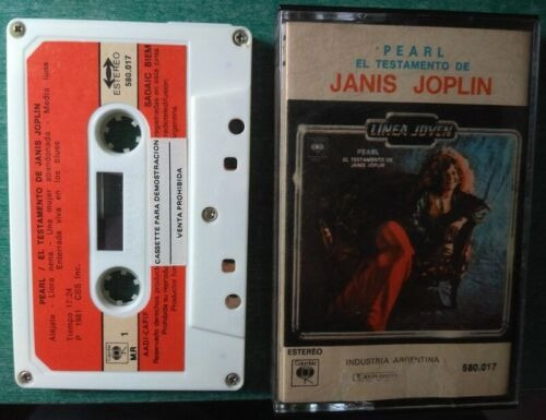 Janis Joplin - Pearl (cassette Argentina Promo) 