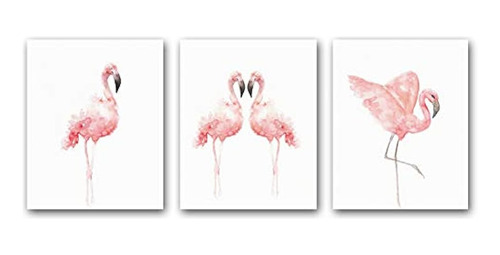 Nordic Flamingo Wall Art Prints Juego De 3 (8? X10?...