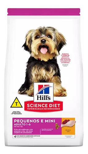 Ração Hill's Science Diet Cães Adulto Pequenos E Minis 6kg