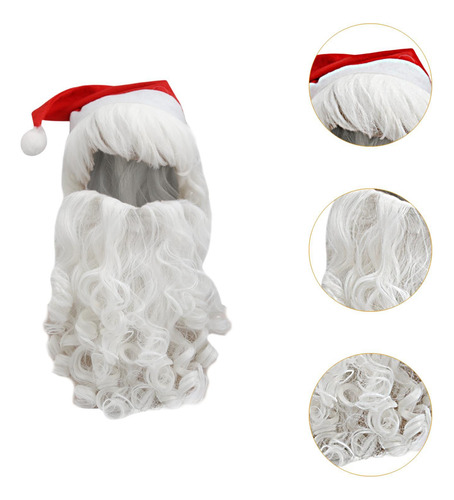 Conjunto De Pelo Y Barba De Peluca Con Barba Y Sombrero