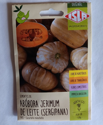 Zapallo Calabaza Jalea De Leche - Sobres De Semilla (20u)