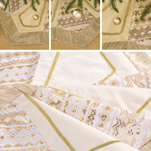 Saia De Árvore De Natal Valery Madelyn 150 Cm Com Design Em