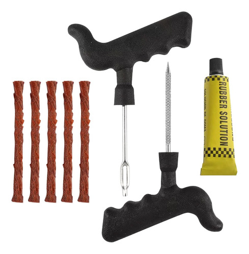 Kit Emergencia Auto Reparación Pinchazos Neumaticos Auto