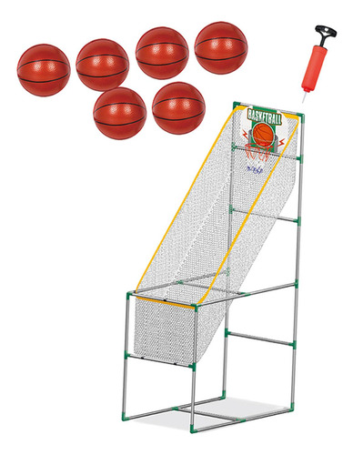 El Juego De Baloncesto De Arcade Para Niños 139m Con 6 Bola