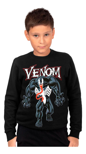 Buzo Venom Para Niño En Dos Bellos Colores 