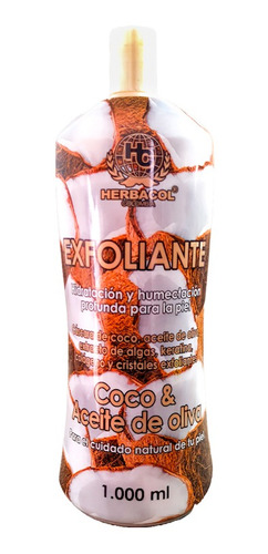 Exfoliante Coco Herbacol 1000 - Kg a $26