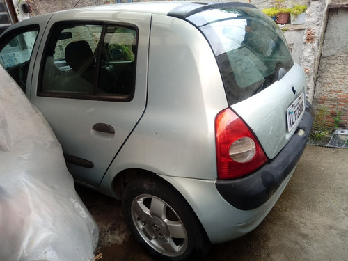 Renault Clio 2004/4-1.0/8v-cor Prata( Particular ) Completo