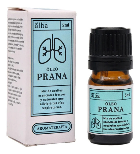 Mix Aceites Esenciales Descongestionante. Prana. 5ml. Gotas.