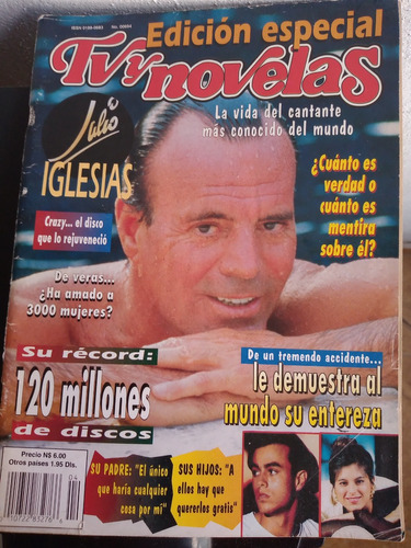 Julio Iglesias En Edicion Especial Tvynovelas Año 1994
