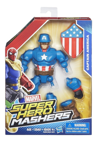 Capitan America Marvel Mashers Hasbro Nuevo 8657 Tv Bigshop