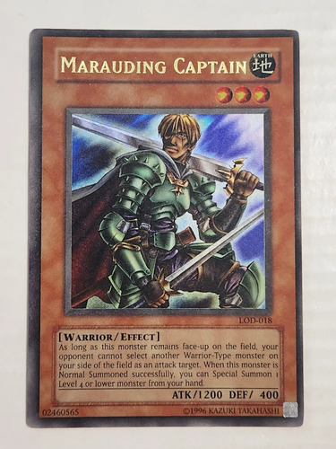 Yugioh Marauding Captain - Lod-018 - Ultra Rare Unlimited Le