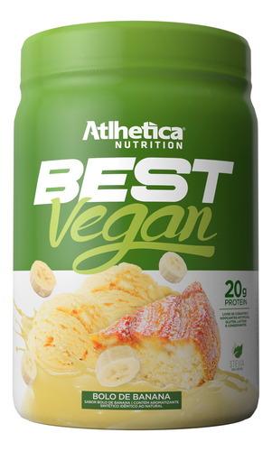 Atlhetica Nutrition Best Vegan Protein Bolo De Banana 500g