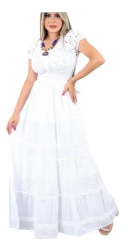 Vestidos hotsell brancos indianos